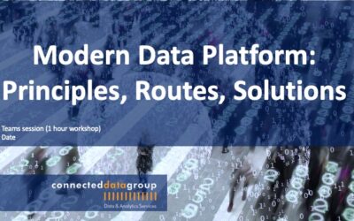 Free Virtual Workshop Modern Data Platforms